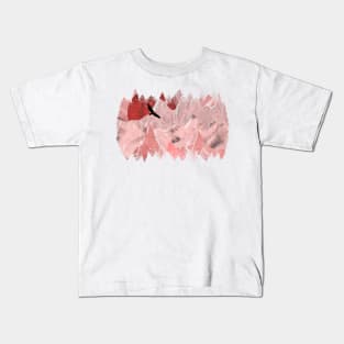 Eagle over Red Mountains Kids T-Shirt